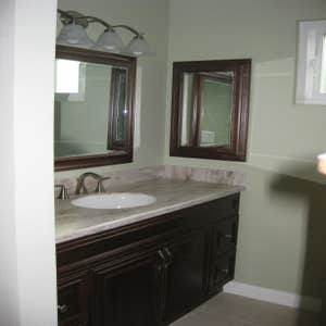 Compton Construction Project 1 Bathroom Remodel. More pictures coming soon.