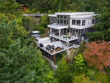 ROTHENBERG PROJECT This outdoor living project was thoughtfully designed to create a clean, modern space while also planning ahead for future upgrades.