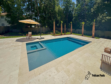 Modern Fiberglass Pool Installation – St. Augustine, FL