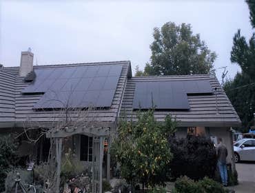 Residential Solar Installation in Valley Springs, CA 10 kW Residential Rooftop PV Solar Panel Installation in Valley Springs, CA