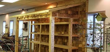 Cedar Shake Porch Front w/Overhang