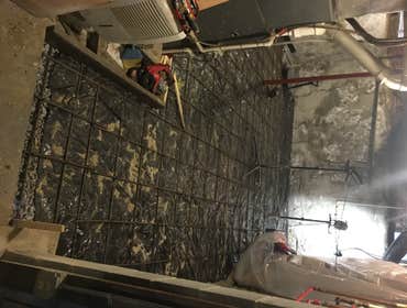 Photos by Prestige Costruction and Renovations Corp #12 this is a 6 unit commercial half way house (basement) we removed old concrete floor, replaced w