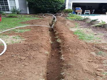Yard Service Water line