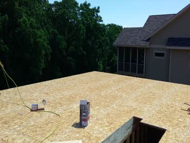 Framing - 1st floor deck