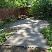 Backyard driveway