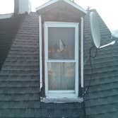 Photo(s) from Jays Roofing And Remodeling Metal seamed roof, destroyed from hail...