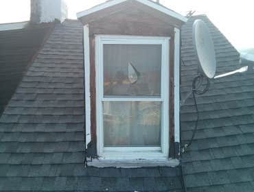 Photo(s) from Jays Roofing And Remodeling Metal seamed roof, destroyed from hail...