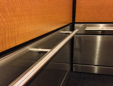 Textured metal panels