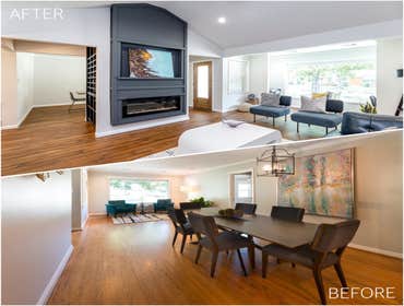 Before and After photos