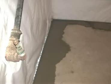 Concrete Over Drain is Drying