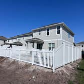 4’ Vinyl Picket Fence