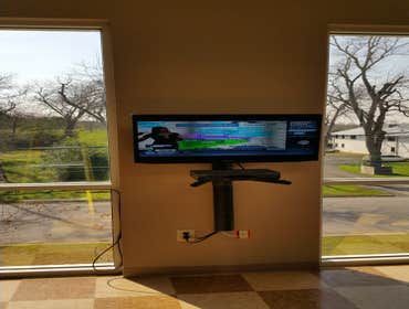 TV IN BREAK ROOM