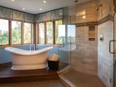 Transitional Master Bath