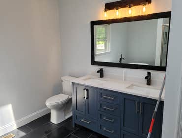 Bathroom renovation A few before and after pictures of one of our bathroom renovations in King of Prussia, PA