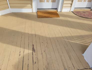Photos by Monumental Construction #15 We replaced this hardwood floor porch, and change all the rotted wood on the subfloor.