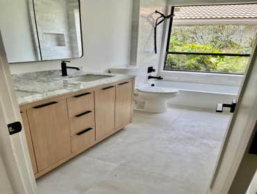 Full view of first bathroom