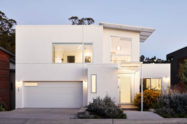 Modern, Minimalist Custom Hillside Residence