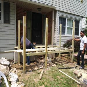 Photos by Grs Contracting #2 We installed new flagstone flooring for a fast free estimate call Robert at 215-207-3824