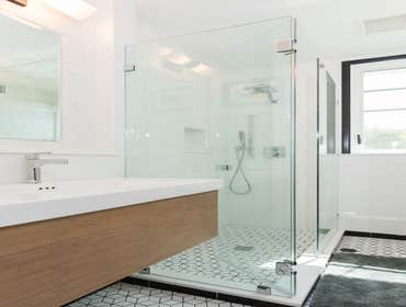 Landpark Bath remodel Full bath remodel, complete layout change