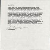 Letter of Recommendation