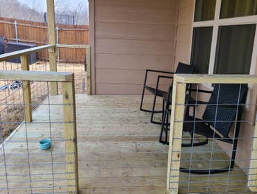 Photos by Lr Woodworking #2 Patio cover and added deck.