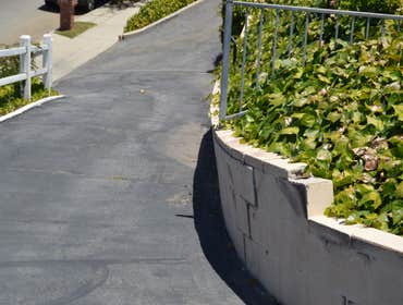 Driveway before the demolition
