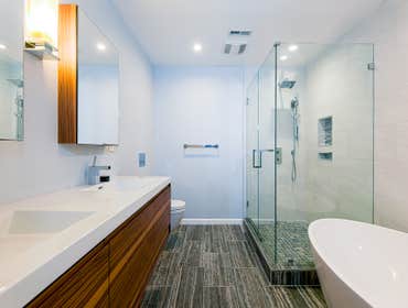 BELMONT, CA --- 405 Clearview Dr Bathroom remodeling