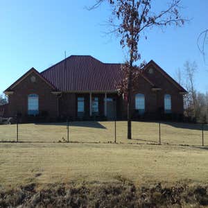 Residential metal Metal roof installation, fence installation with customized gate entrance