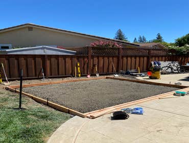 Backyard Office Build New construction build of backyard office.
