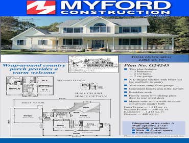 Myford Construction Floor Plans These are just a few of the new home floor plans we have available.