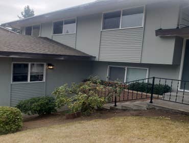 Stain house, installed new siding, rebuild catwalk