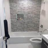Modern bathroom remodel