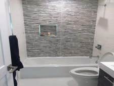 Modern bathroom remodel