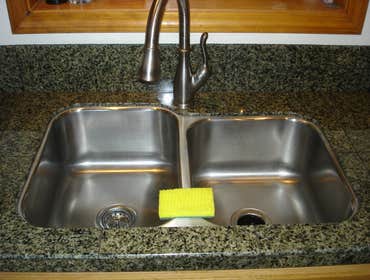 granite tile undermount sink