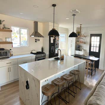 Completed kitchen