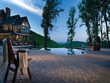 Paver Patio around pool