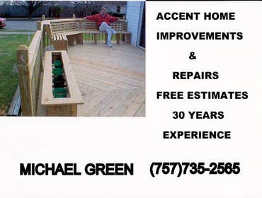 My First Deck as Accent Home I