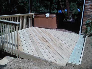 Hot Tub Deck