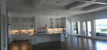 Carpentry - Beams Removed wall between kitchen and living room and install hidden support beam.