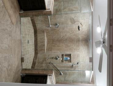 Custom Bathroom Jane's master bathroom.
