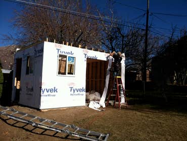 Backyard Shed Custom built backyard shed