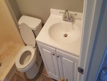 Kitchen update and basement tearout/install
