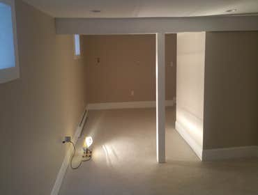 basement remodel 1