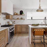 Custom White Oak Cabinetry