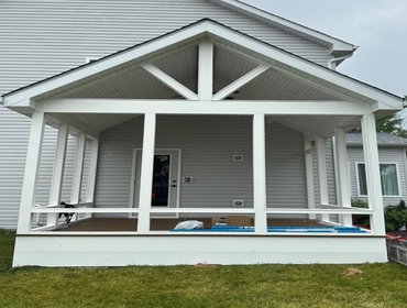 Photos by Loudoun Decks #1 Beautiful Trex composite deck designed for comfort and durability. Featuring fade-resistant boards, strong substructure, and