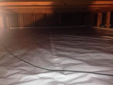 Spray Foaming a Crawlspace