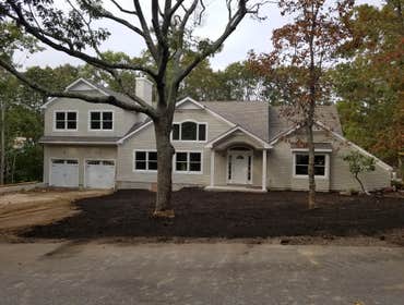 Exterior of custom home