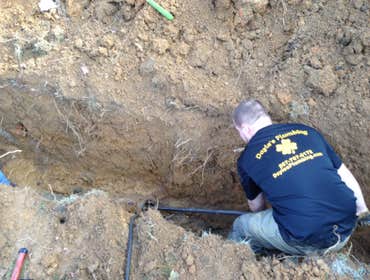 Removing the old pipe