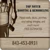 Top Notch Roofing and Remodeling logo