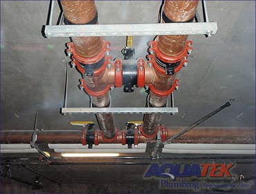 Softener loop bypass at a condominium complex